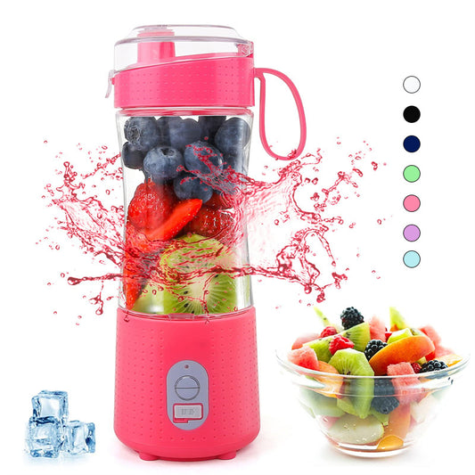 Mixeur portable pour milkshakes et smoothies, format individuel, pour une portion, idéal pour les voyages. Rechargeable par USB.