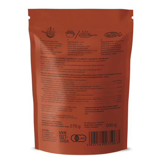 Pâtes Konjac (Shirataki) Fettuccine 270 g – Faibles en Calories