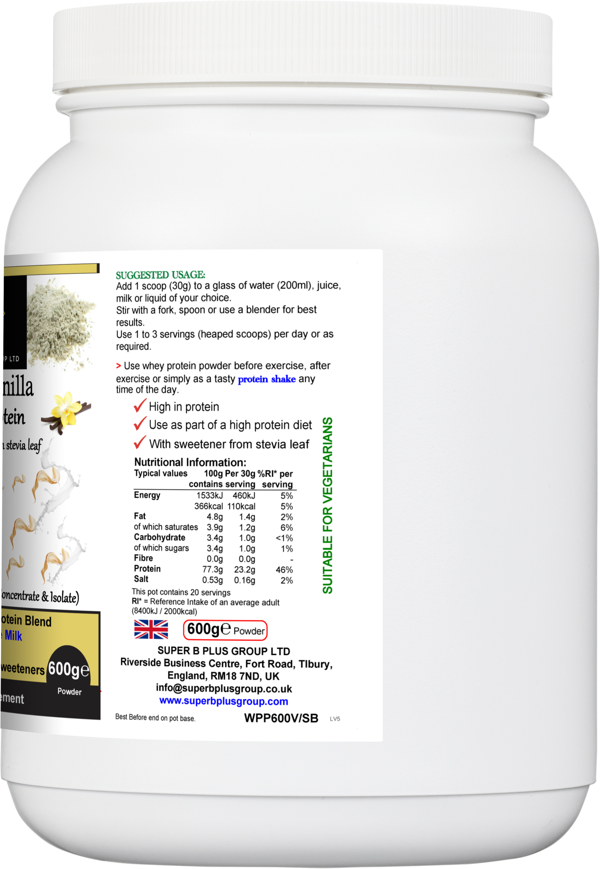 Super Vanilla Whey Protein-1