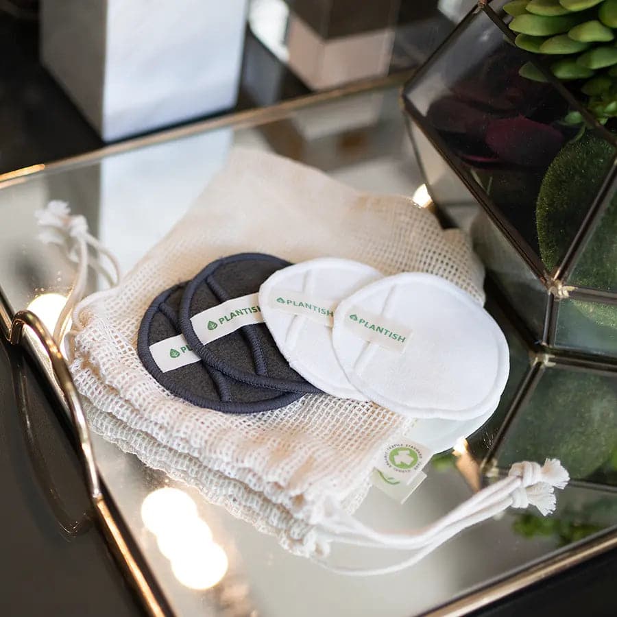 Ensemble de disques démaquillants en coton