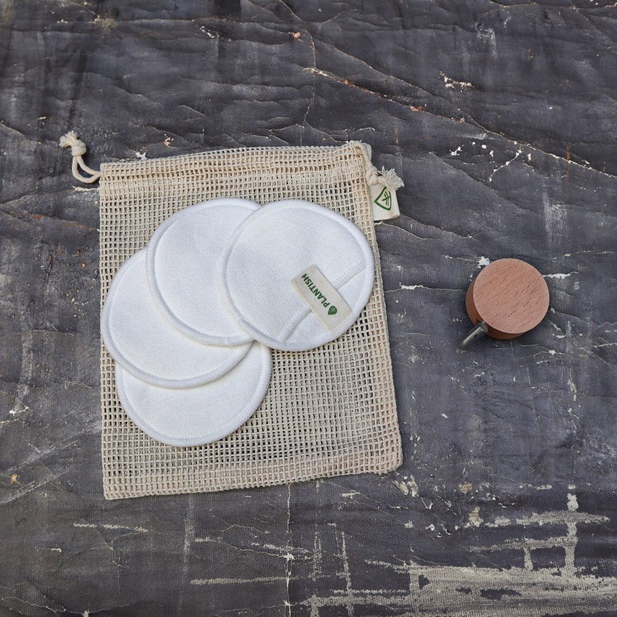 Ensemble de disques démaquillants en coton