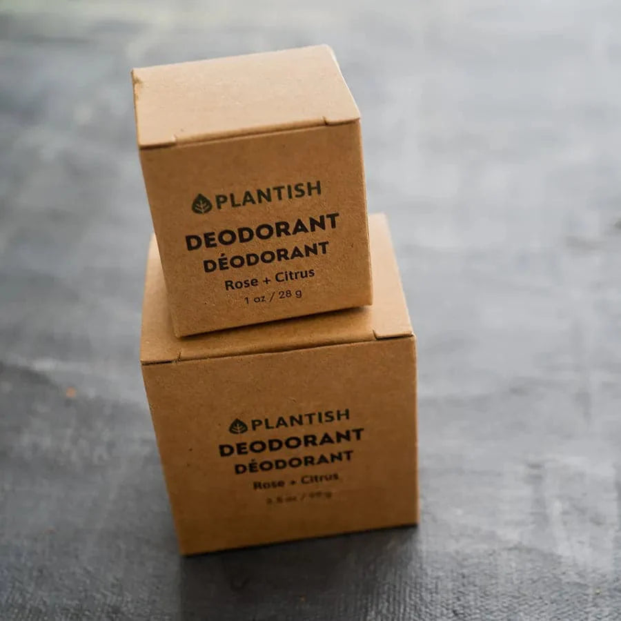 Barre déodorante zéro déchet - Rose et agrumes