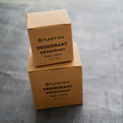 Barre déodorante zéro déchet - Rose et agrumes